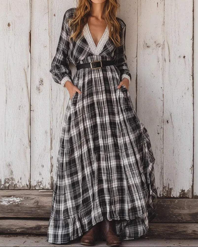Tara Plaid Dress™