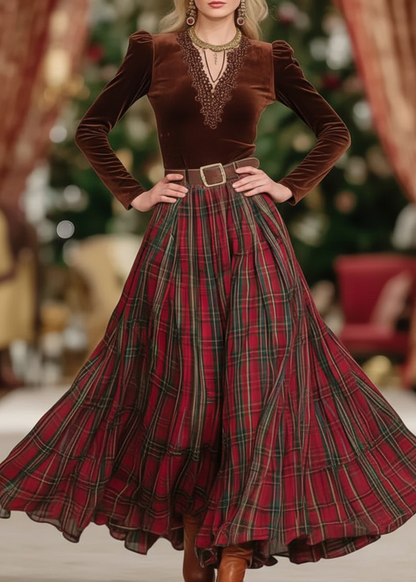 Katie Plaid Dress™