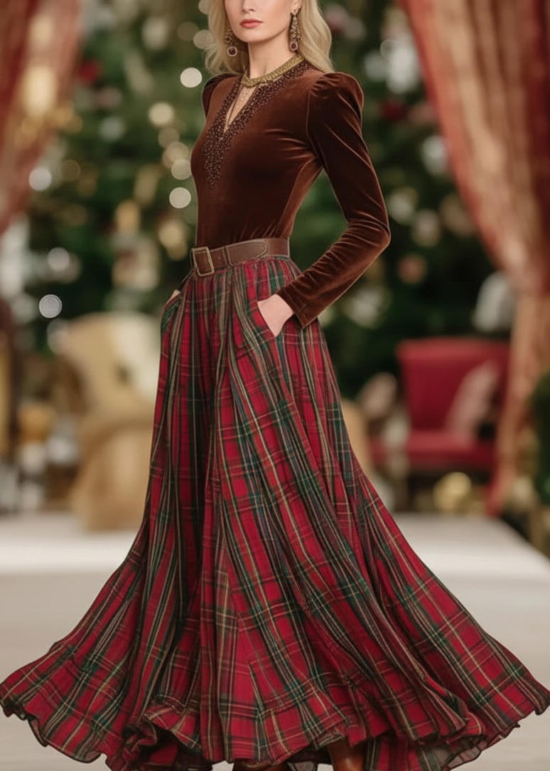 Katie Plaid Dress™