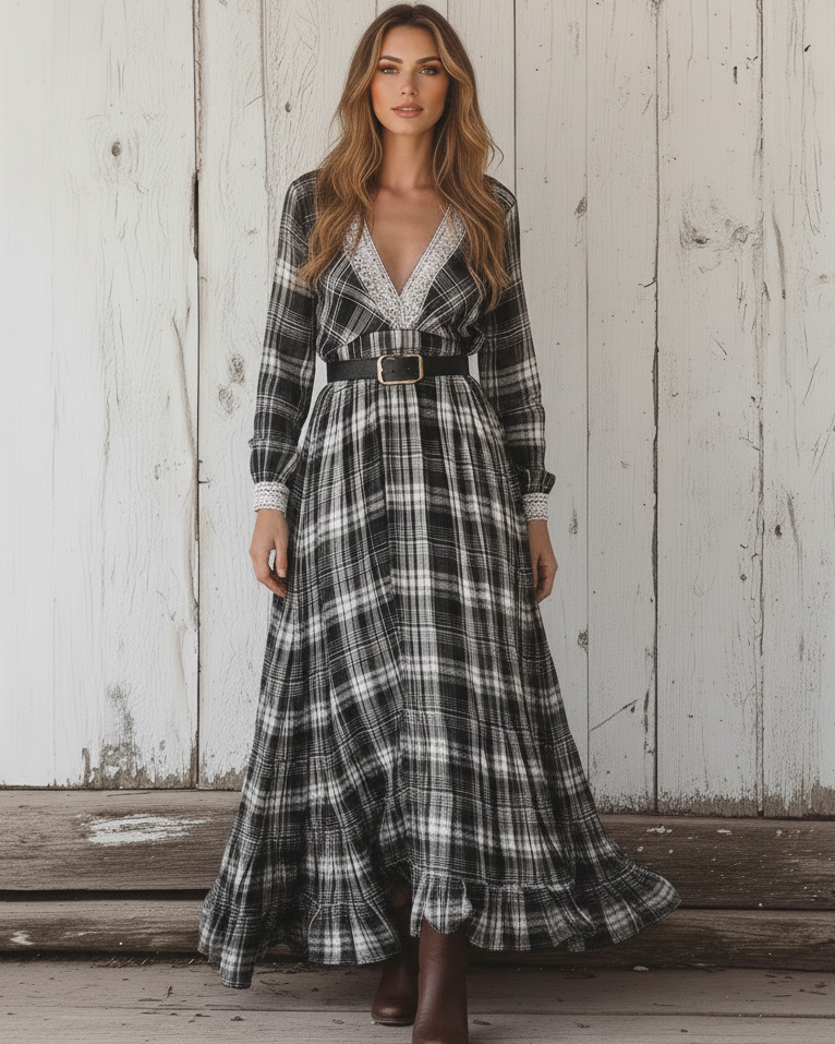 Tara Plaid Dress™