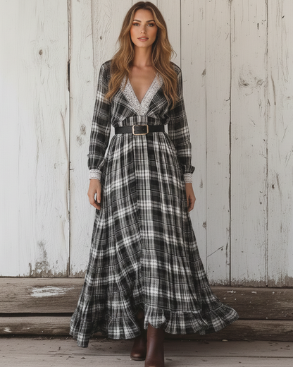 Tara Plaid Dress™