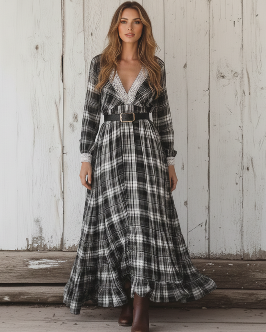 Tara Plaid Dress™