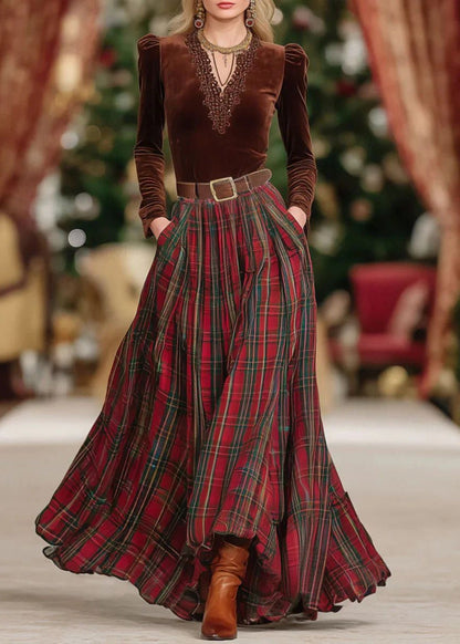 Katie Plaid Dress™